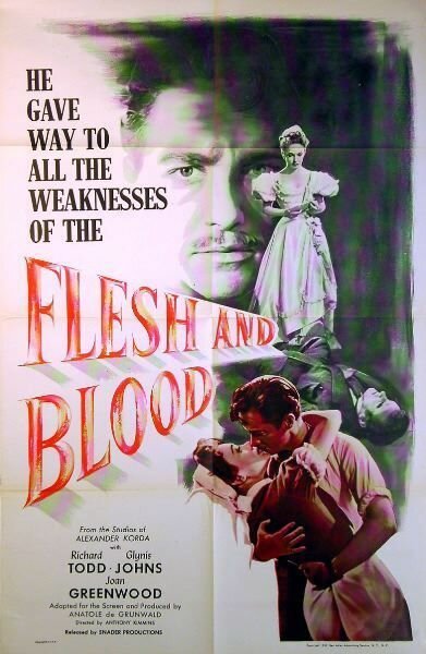 Плоть и кровь (1951) постер