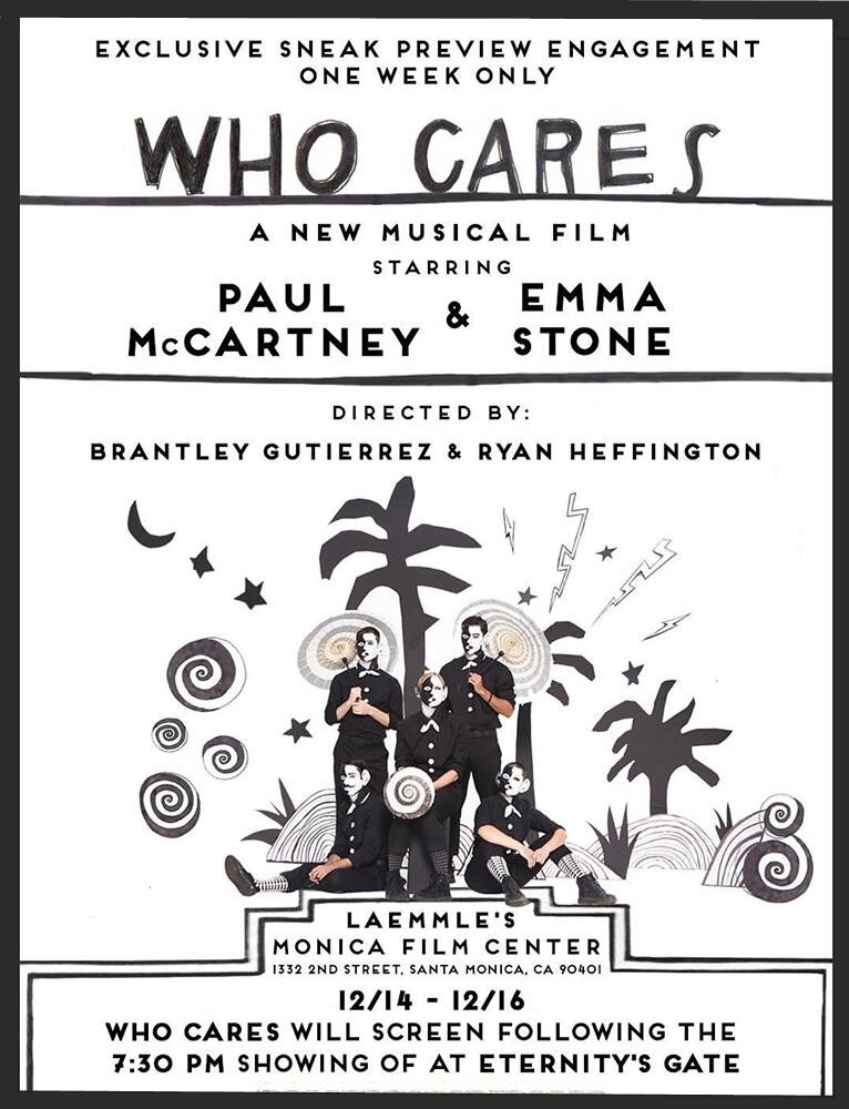 Paul McCartney: Who Cares (2018) постер