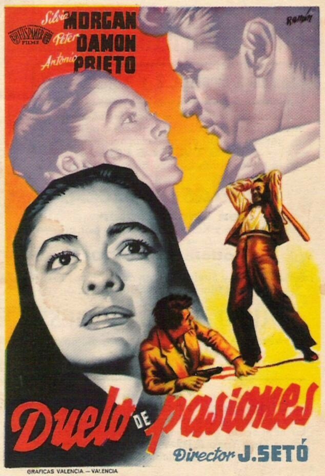 Duelo de pasiones (1956) постер