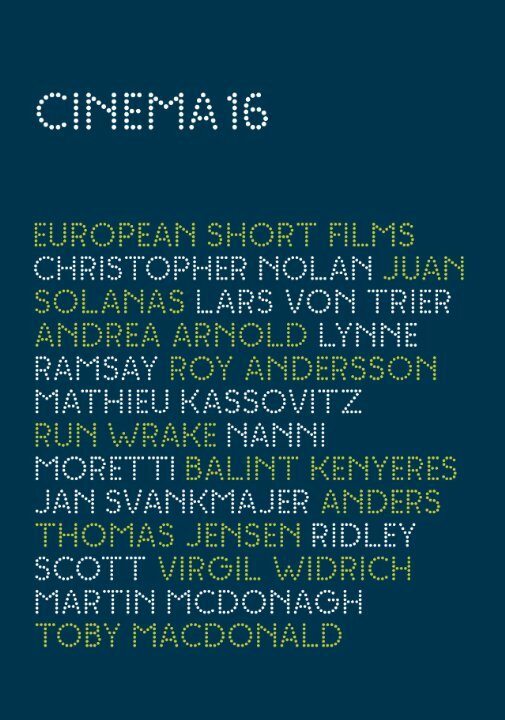 Кинотеатр 16: Европейские короткометражные фильмы (2006) постер