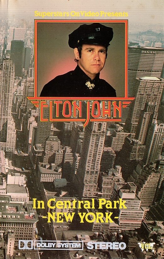 Elton John in Central Park New York (1981) постер