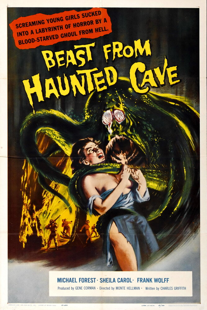 Чудовище из Проклятой пещеры (1959) постер