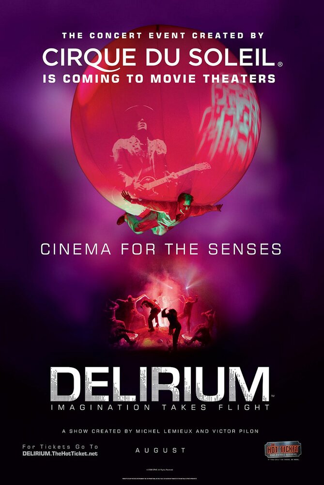 Cirque du Soleil: Delirium (2008) постер