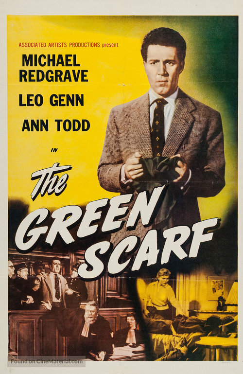 Зелёный шарф (1954) постер