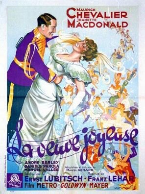 Весёлая вдова (1935) постер