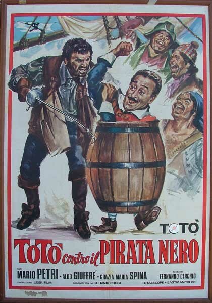 Тото против Черного пирата (1964) постер