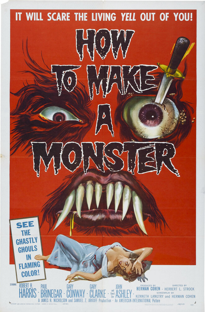 Как создать монстра (1958) постер