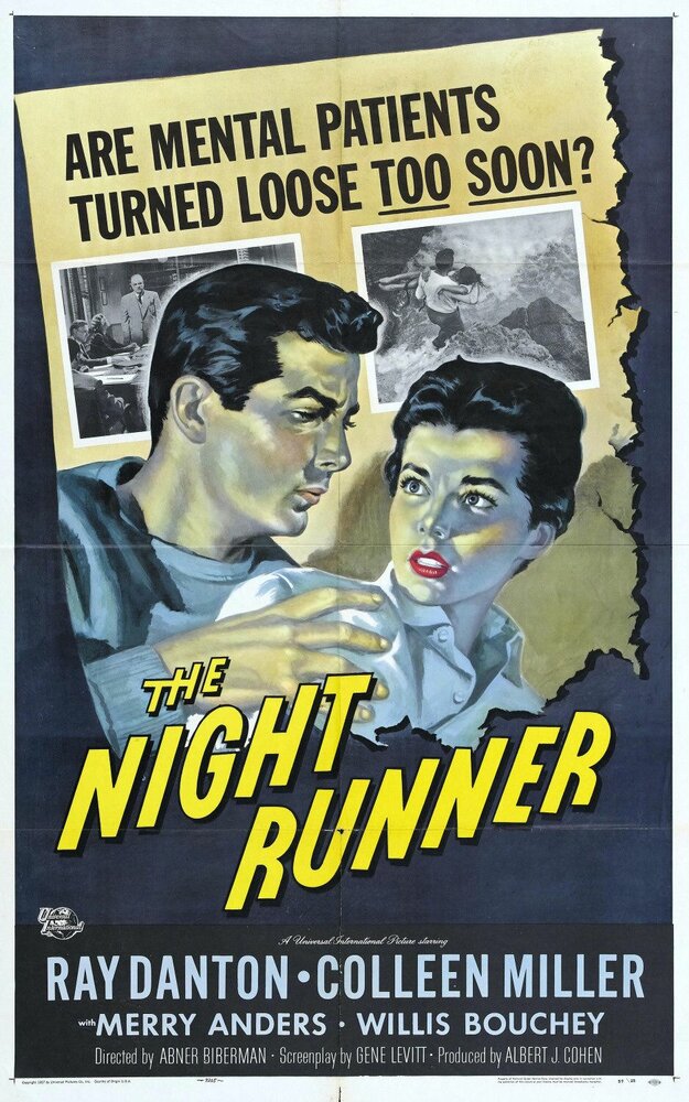 Бегущий в ночи (1957) постер