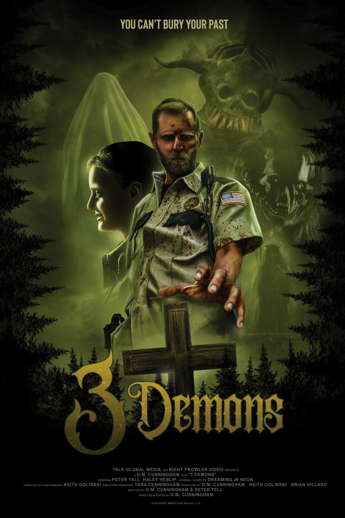 3 Demons постер