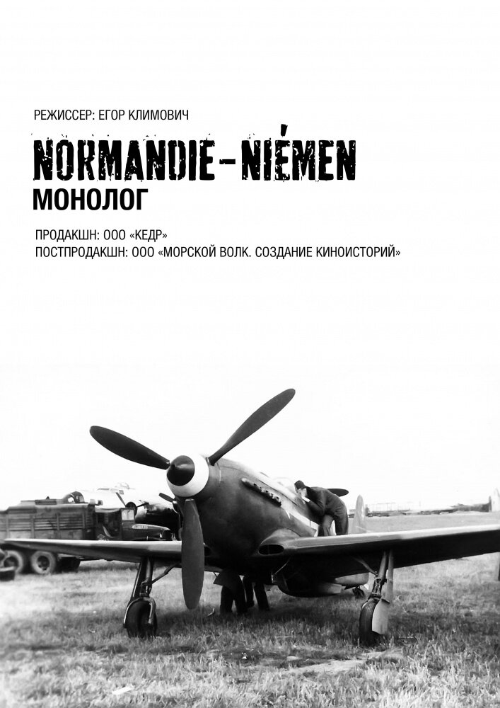 Нормандия-Неман. Монолог (2015) постер