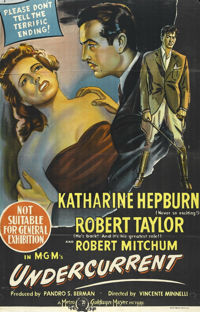Подводное течение (1946) постер