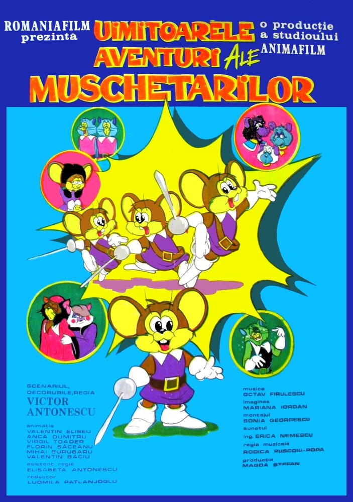 Потрясающие приключения мышкетеров (1987) постер
