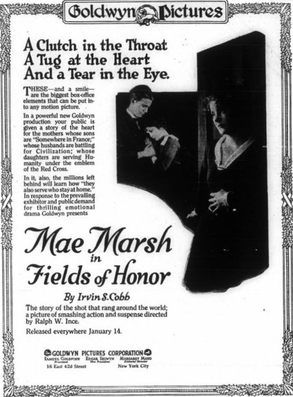 Fields of Honor (1918) постер
