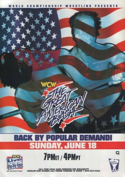 WCW Мощный американский удар (1995) постер